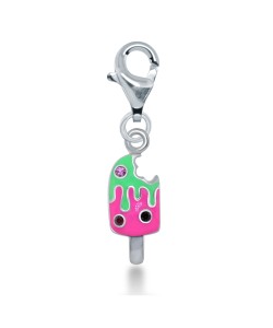 Ice Cream Shaped Silver Charms CH-27